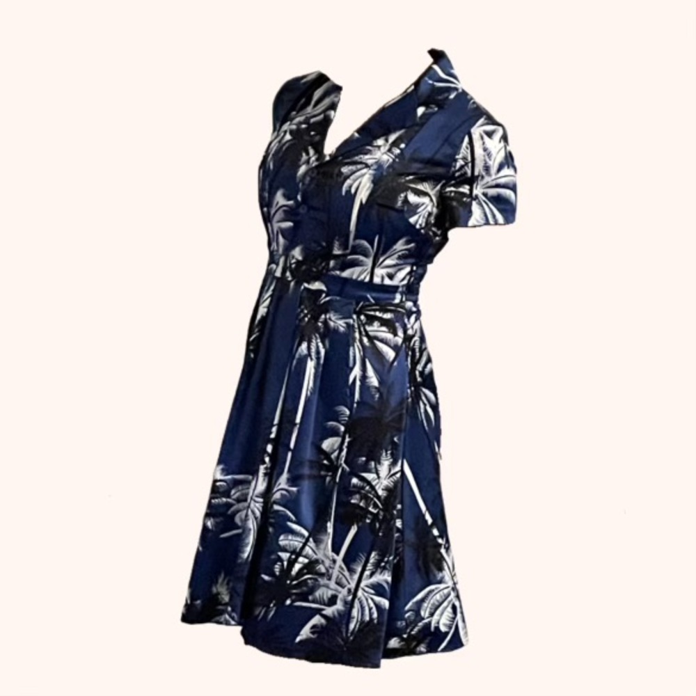 Zeraco Island Whimsical Print Dress